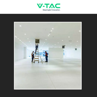 VT-778 2 Portafaretti Rotondi a Incasso per GU10 Bianchi V-Tac