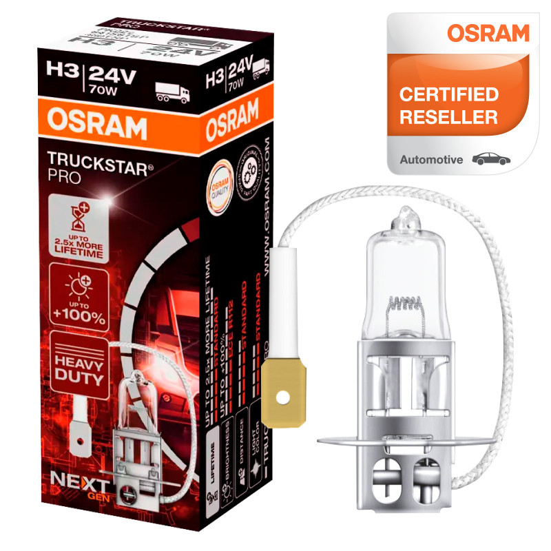 Acquista Osram Truckstar Pro per Camion 70W - Lampadina H3