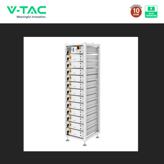 V-Tac Kit Inverter Trifase Ibrido 50kW + Accumulatore LiFePO4