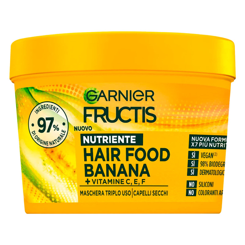 Maschera Capelli Hair Food Banana 3in1 390ml Garnier Fructis
