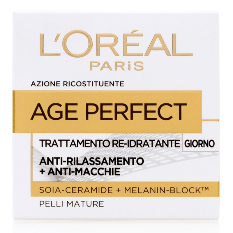 Crema Viso ReIdratante Giorno Age Perfect Melanin-Block L'Oréal Paris
