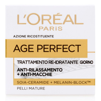 Crema Viso ReIdratante Giorno Age Perfect Melanin-Block L'Oréal Paris