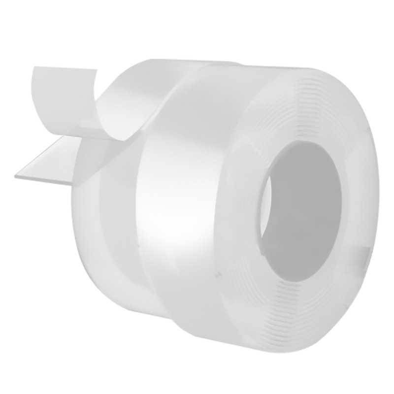 Nastro Biadesivo Trasparente Riutilizzabile Forte 20mm x 3m