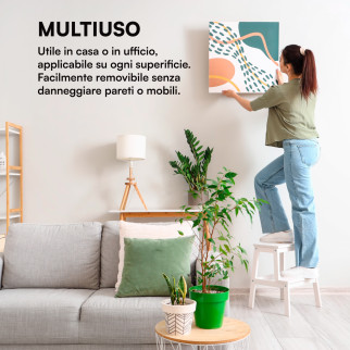 Nastro Biadesivo Trasparente Riutilizzabile Forte 20mm x 3m