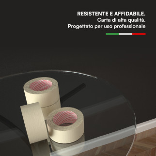 Nastro Adesivo Carta Gommata Riciclabile Resistente 5cm x 50m