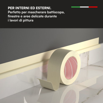 Nastro Adesivo Carta Gommata Riciclabile Resistente 5cm x 50m