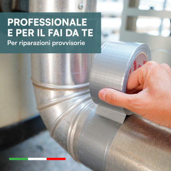 Nastro Adesivo Telato Americano Grigio Professionale 5cm x 25m