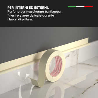 Nastro Adesivo Carta Gommata Riciclabile Resistente 3cm x 50m