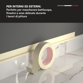 Nastro Adesivo Carta Gommata Riciclabile Resistente 3cm x 50m