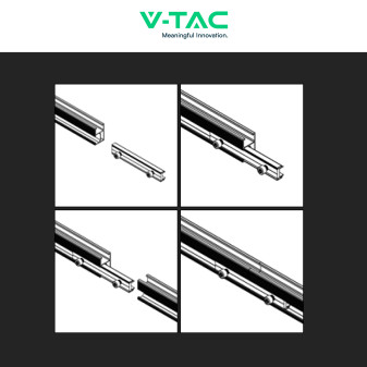 8 Giunzioni per Binari Pannelli Solari Fotovoltaici V-Tac