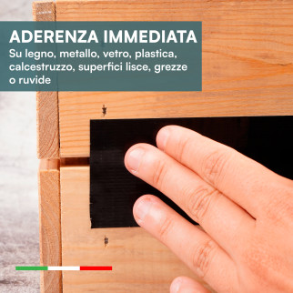 Nastro Adesivo Telato Americano Nero Professionale 5cm x 25m