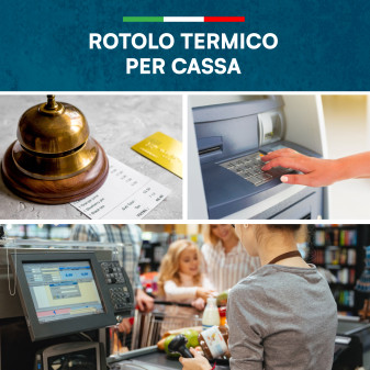 Rotolo Termico Cassa Compatibile Nexi Axerve e Ingenico da 5,7cm x 30m