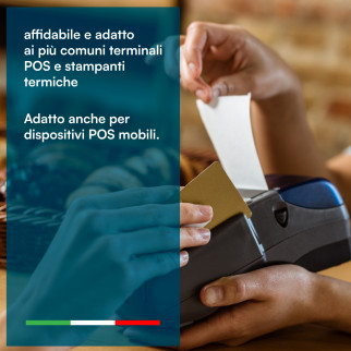 Rotolo Termico POS Compatibile Nexi Nexa e Sumup da 5,7cm x 20m