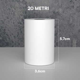 Rotolo Termico POS Compatibile Nexi Nexa e Sumup da 5,7cm x 20m