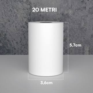 Rotolo Termico POS Compatibile Nexi Nexa e Sumup da 5,7cm x 20m