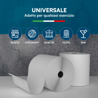 Rotolo Termico Cassa Compatibile Nexi Axerve e Ingenico da 8cmx80m