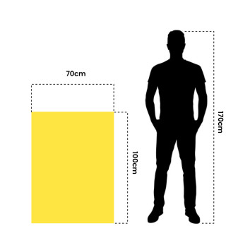 Sacchi Gialli Plastica HDPE Raccolta Differenziata 110L 70x100cm