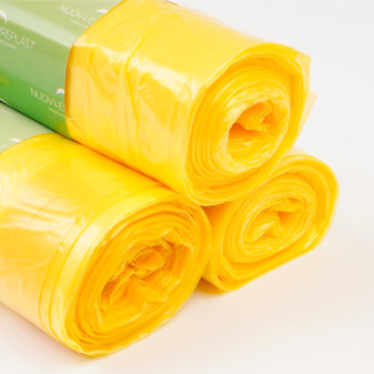 Sacchi Gialli Plastica HDPE Raccolta Differenziata 110L 70x100cm