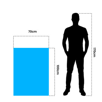 Sacchi Azzurri Plastica HDPE Raccolta Differenziata 110L 70x100cm