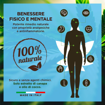 Primitiva Olio CBD 10% Estratto di Canapa Naturale Flacone da 10ml