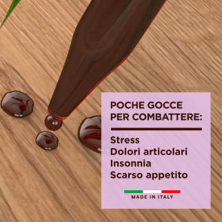 Primitiva Olio CBD 20% Estratto di Canapa Naturale Flacone da 10ml