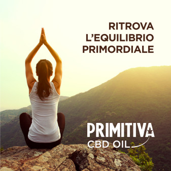 Primitiva Olio CBD 20% Estratto di Canapa Naturale Flacone da 10ml