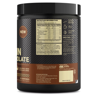 Optimum Nutrition Protein Hot Chocolate Proteica Barattolo da 350g