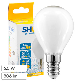 Acquista Bot Lighting Lampadina LED E14 6,5W MiniGlobo P45