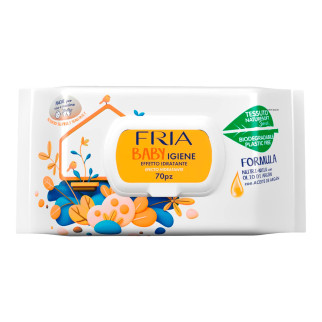Fria Baby Igiene 70 Salviette Idratanti con Olio di Argan