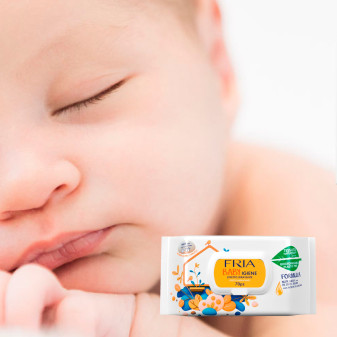 Fria Baby Igiene 70 Salviette Idratanti con Olio di Argan