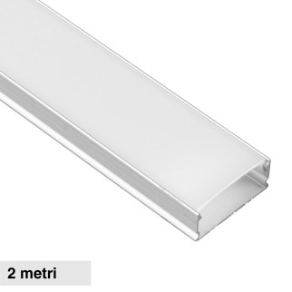 VT-8157 Profilo in Alluminio da 2m per Strisce LED V-Tac