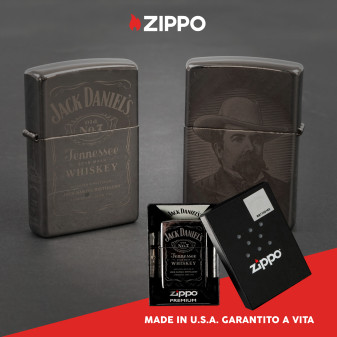 Accendino Zippo Premium mod. 49320 Jack Daniel's