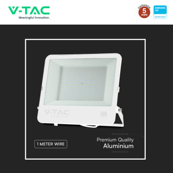 VT-44204 Faro LED 200W SMD Chip Samsung IP65 Colore Bianco V-Tac Pro