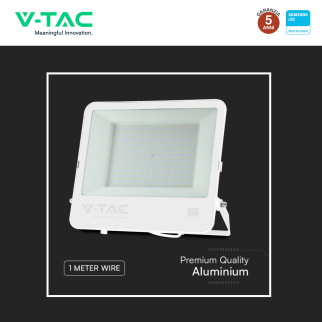 VT-44204 Faro LED 200W SMD Chip Samsung IP65 Colore Bianco V-Tac Pro
