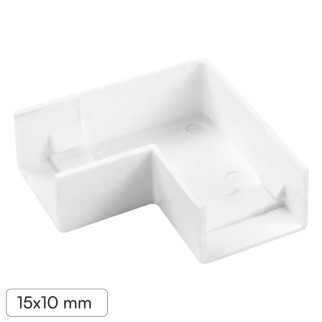 Elmark Angolo a L per Canaline Passacavi 15x10mm