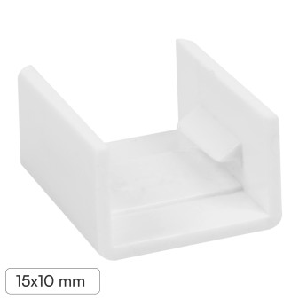 Elmark Connettore Giunto per 2 Canaline Passacavi 15x10mm