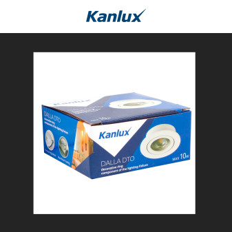 Kanlux DALLA DTO-W Portafaretto Orientabile con Portalampada