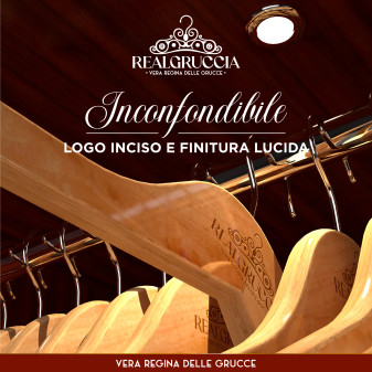 20 Grucce Legno Naturale con Barra Portapantaloni Tacche Antiscivolo