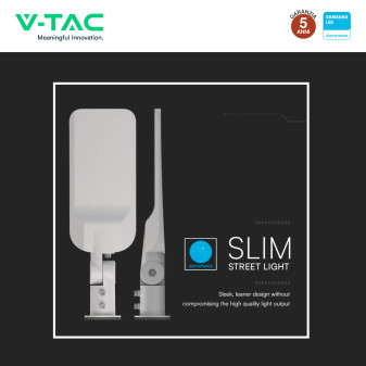 V-Tac VT-39ST Lampada Stradale LED Samsung SMD IP65 Grigio