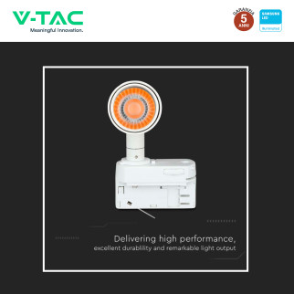V-Tac VT-415 Faretto LED da Binario Track Light COB Chip Samsung