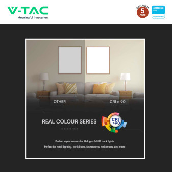 V-Tac VT-415 Faretto LED da Binario Track Light COB Chip Samsung