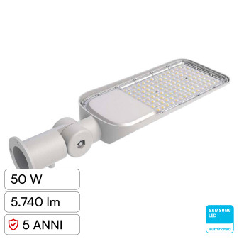 V-Tac VT-59ST Lampada Stradale LED Samsung SMD IP65 Grigio