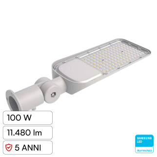 V-Tac VT-59ST Lampada Stradale LED Samsung SMD IP65 Grigio
