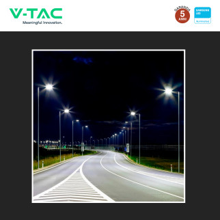 V-Tac VT-59ST Lampada Stradale LED Samsung SMD IP65 Grigio