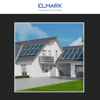 Elmark Morsetto Finale per Pannelli Solari Fotovoltaici 30mm