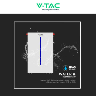 Accumulatore 6,14kWh LiFePO4 BMS Fotovoltaico CEI 0-21 V-Tac