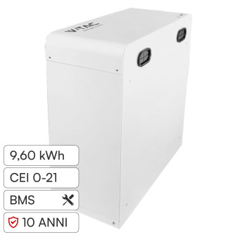 VT-48200B Accumulatore 9.60kWh Impianti Fotovoltaici V-Tac