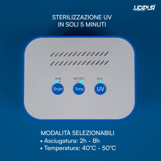 Udipur Stazione 3in1 Multifunzione per Apparecchi Acustici