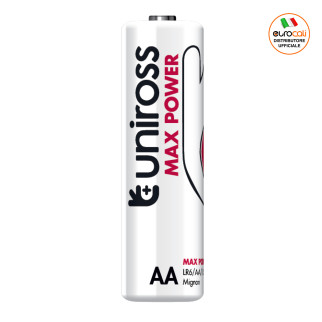 Uniross Max Power Alkaline LR6 Stilo AA 1,5V Pile Alcaline