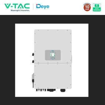 V-Tac Kit 10 Batterie BMS Stack LiFePO4 105kWh + Inverter Deye 50kW SKU 12298
